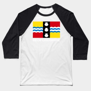 Bedfordshire County Flag, England. Baseball T-Shirt